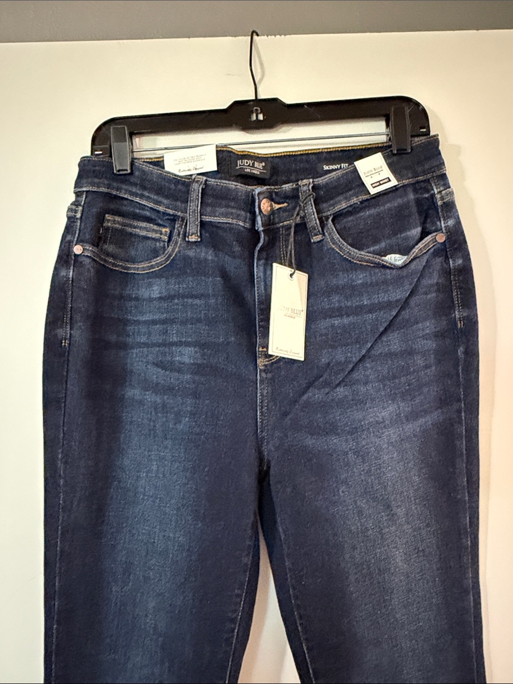 Judy Blue Deep Indigo Skinny Jeans - Picture 4 of 8